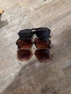 3 pairs sunglasses